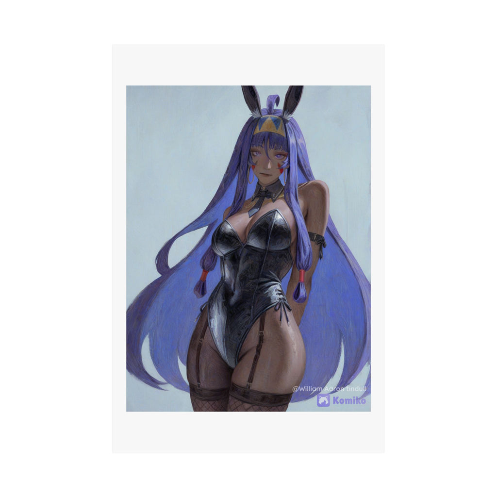 Bunny Girl Anime Matte Poster — Vertical Art Print