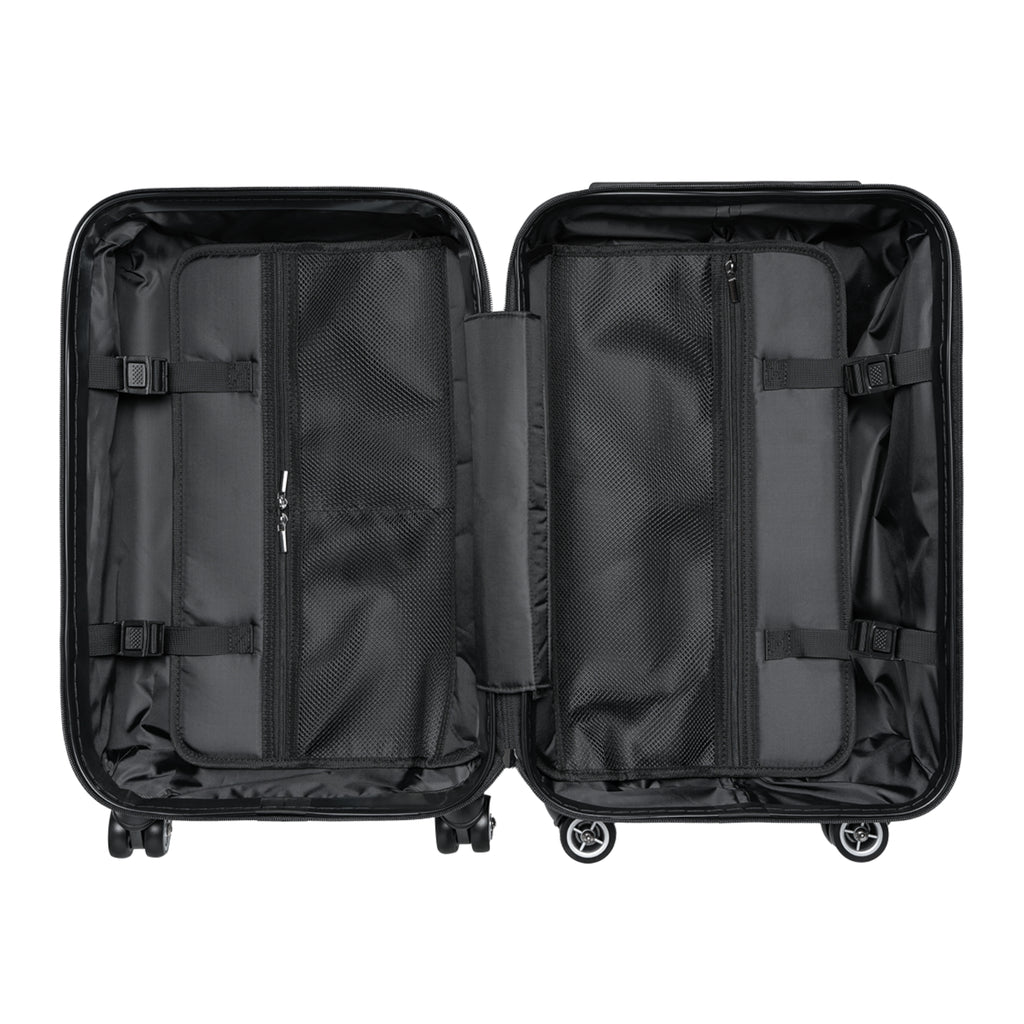 Anime Red-Haired Girl Carry-On Suitcase – School Uniform Portrait Travel Luggage