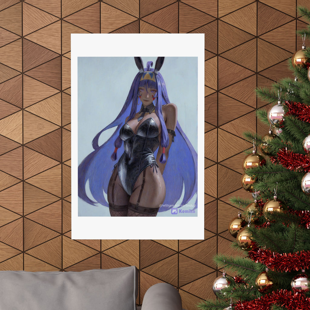 Bunny Girl Anime Matte Poster — Vertical Art Print