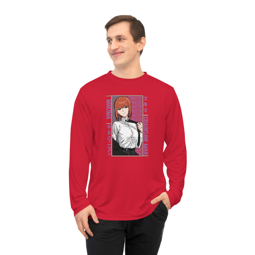 Anime Detective Long Sleeve Shirt — Chainsaw Man Makima Graphic