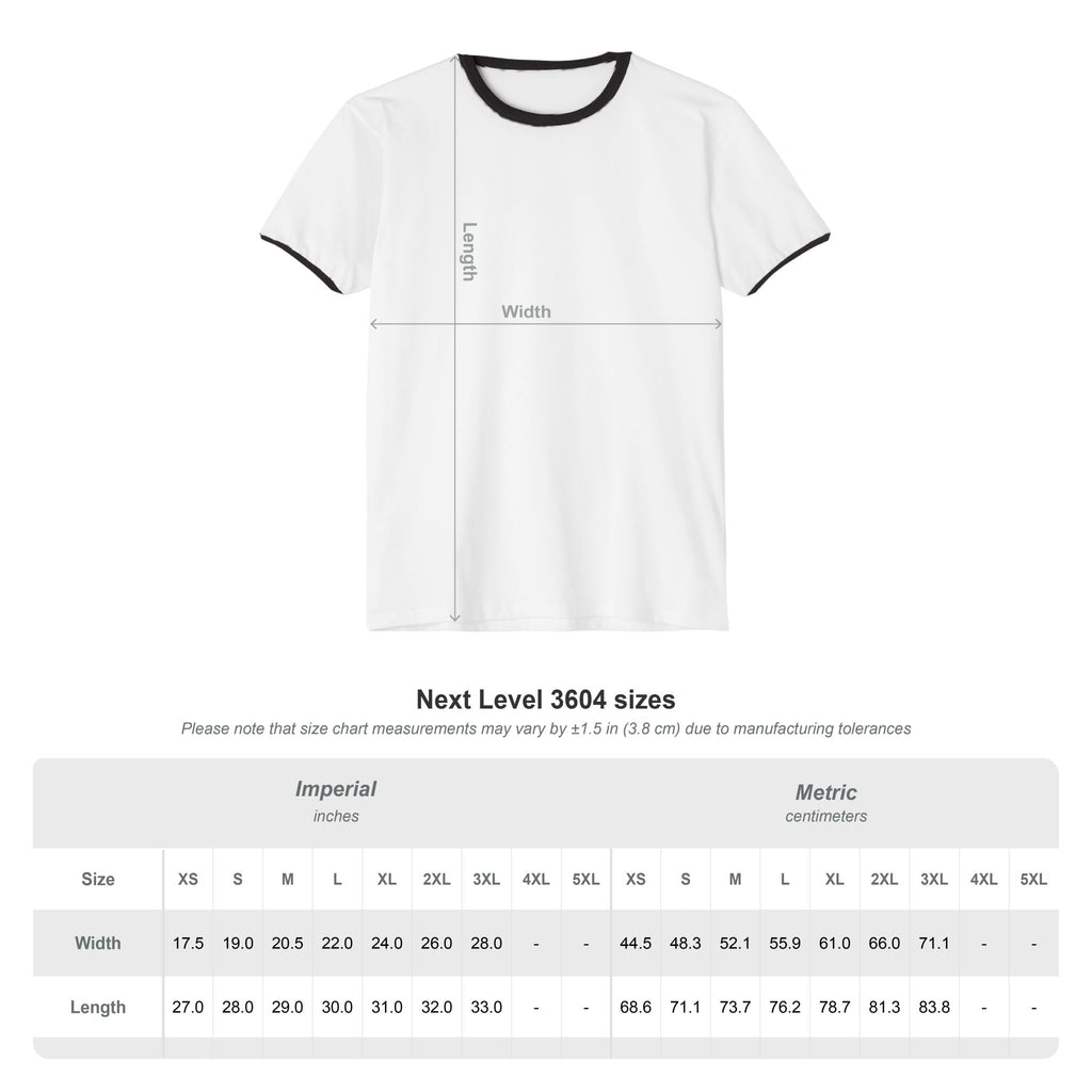 Anime Redhead Girl Portrait Ringer Tee