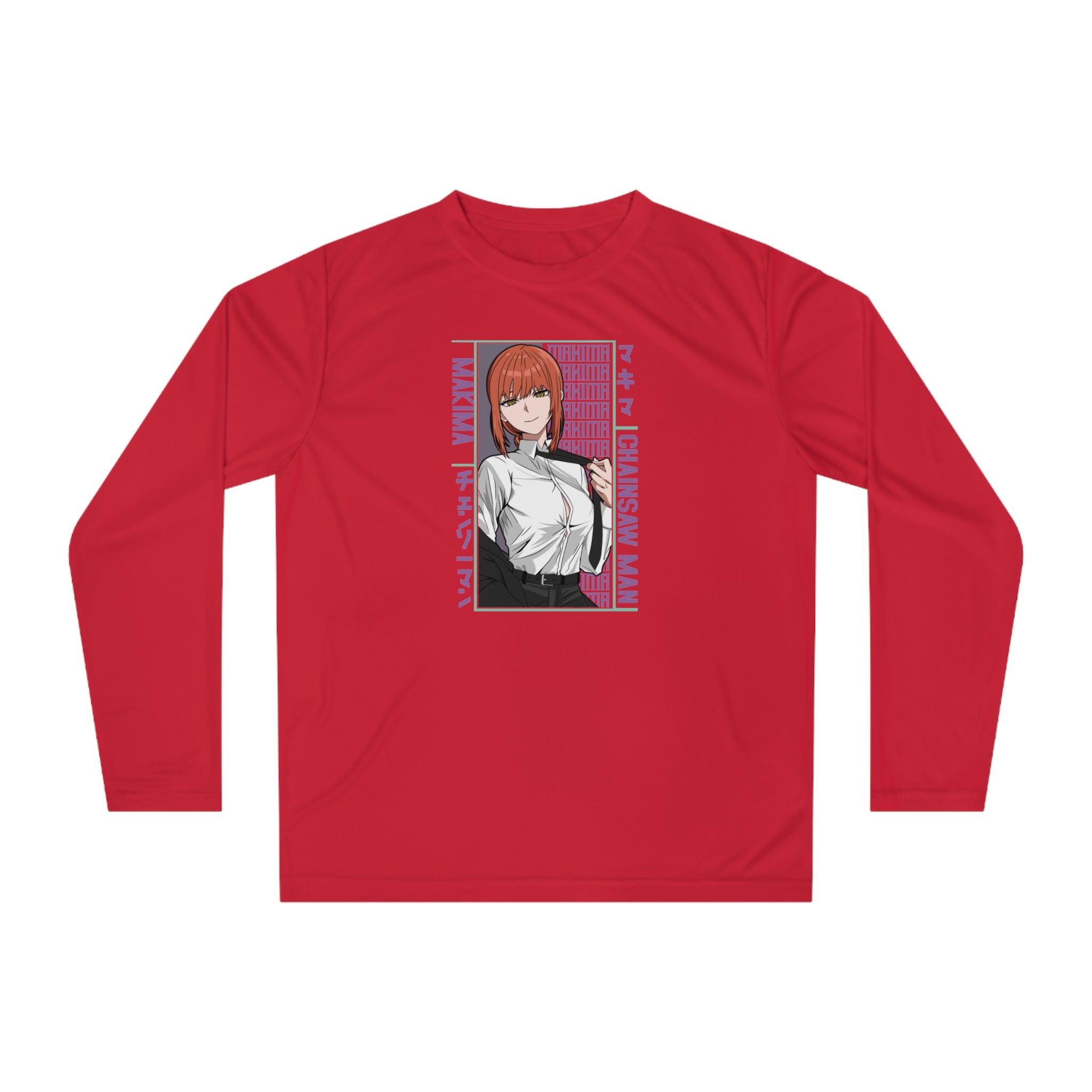 Anime Detective Long Sleeve Shirt — Chainsaw Man Makima Graphic