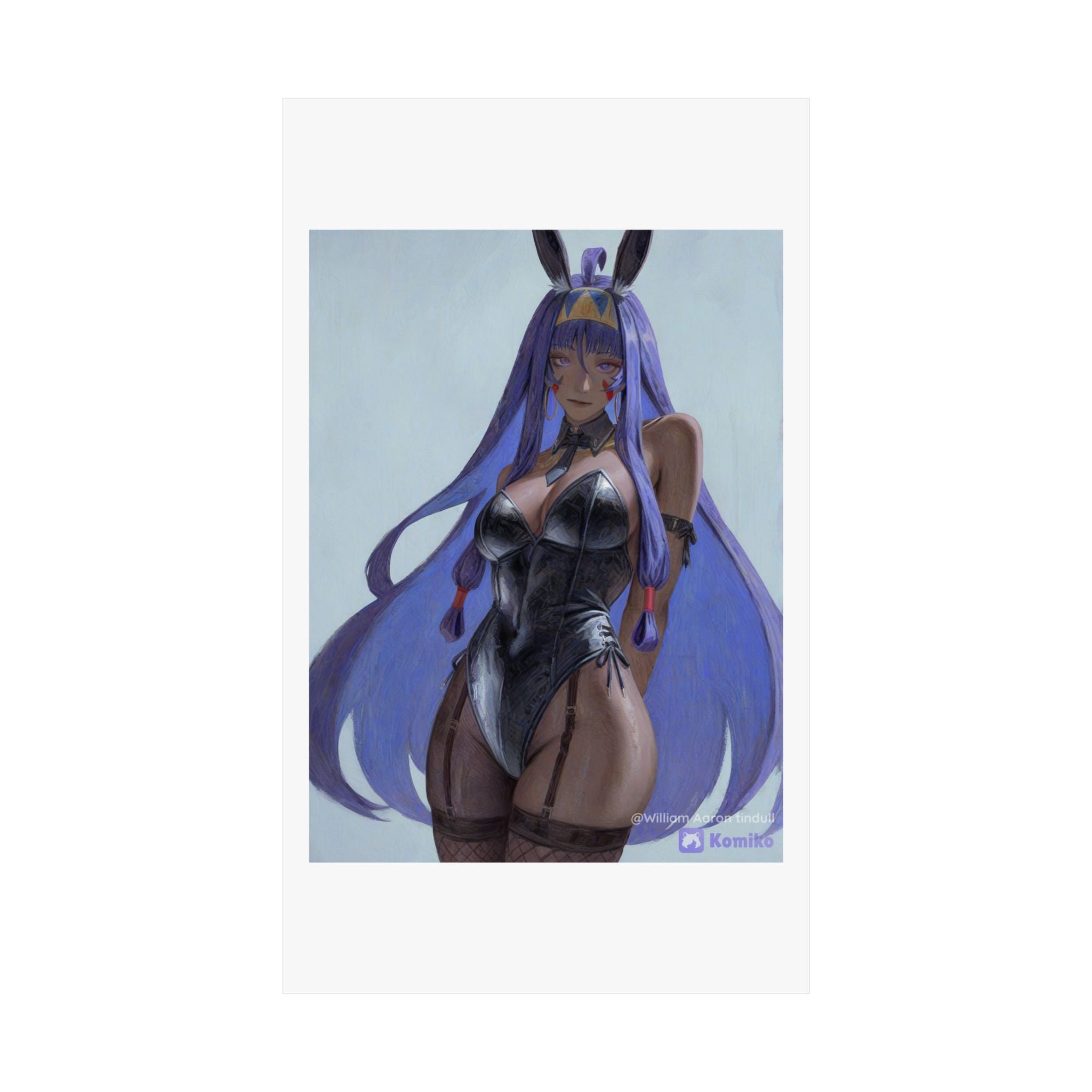 Bunny Girl Anime Matte Poster — Vertical Art Print