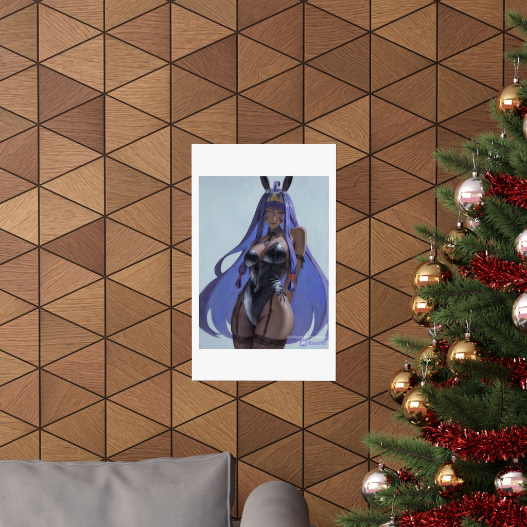 Bunny Girl Anime Matte Poster — Vertical Art Print