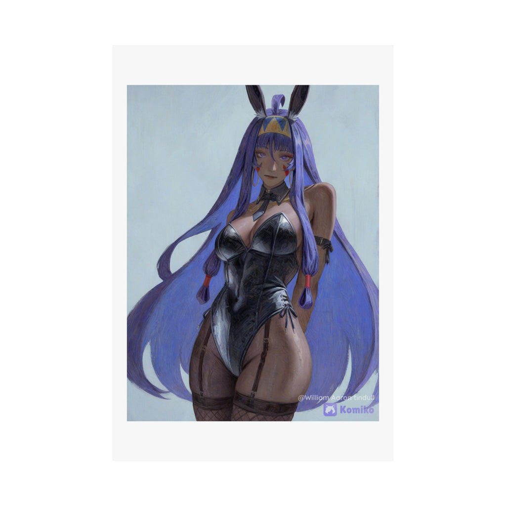 Bunny Girl Anime Matte Poster — Vertical Art Print