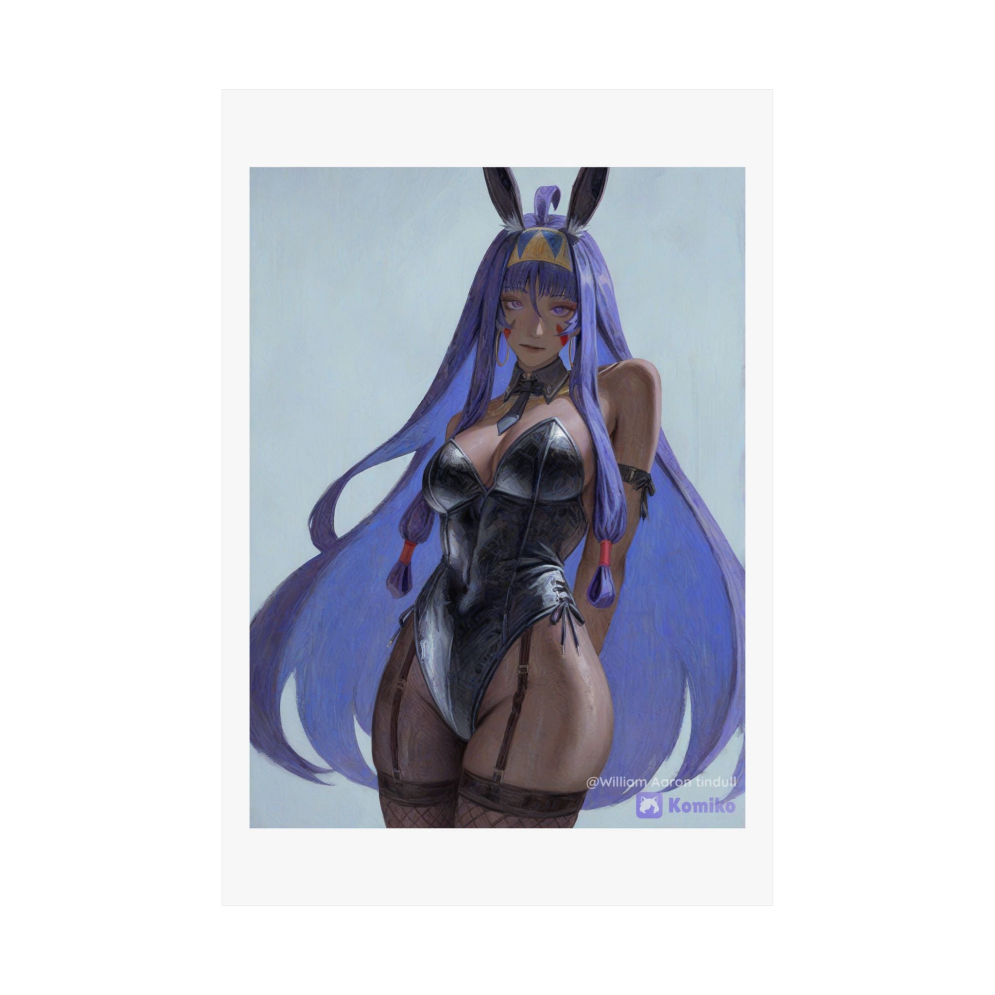 Bunny Girl Anime Matte Poster — Vertical Art Print