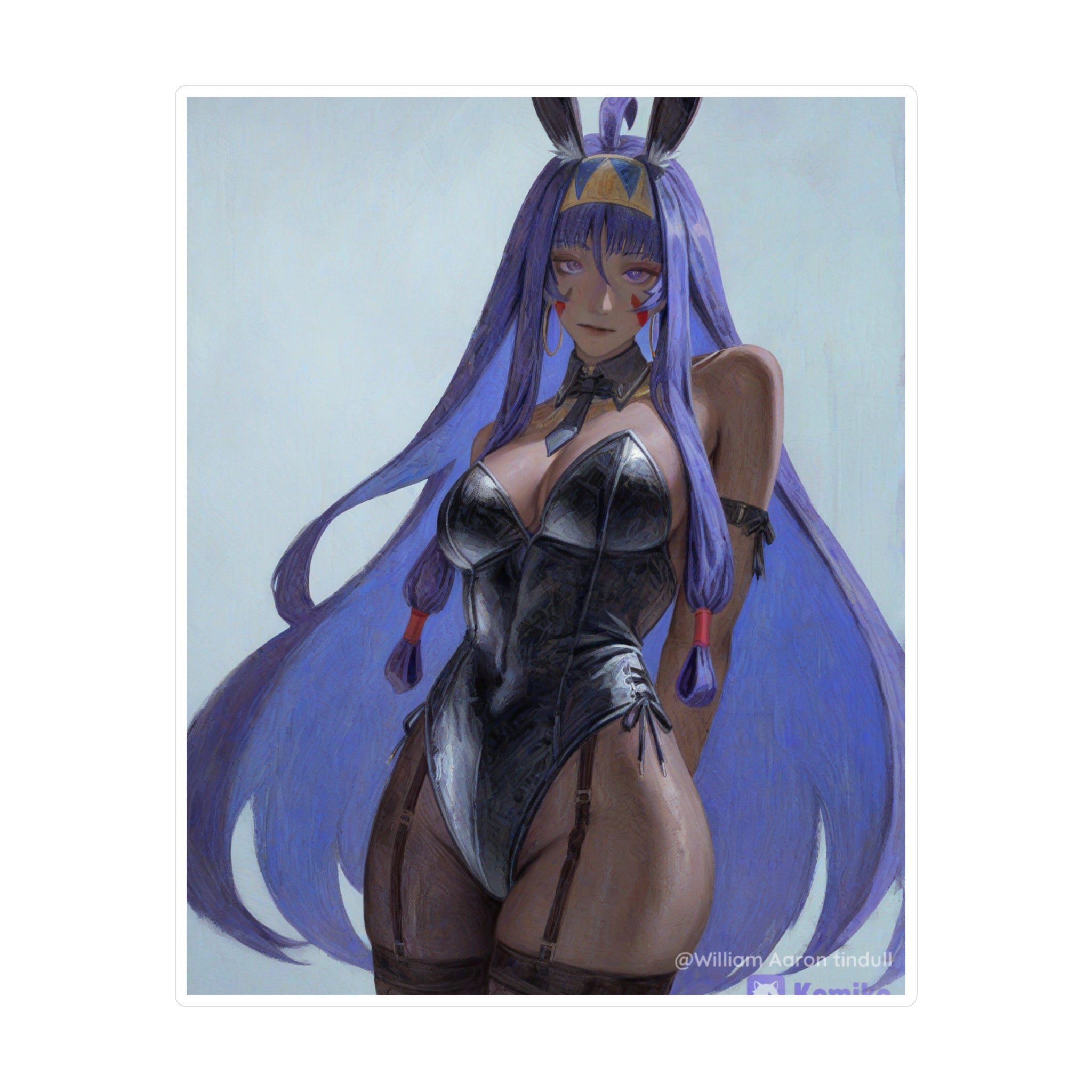 Bunny Girl Anime Vinyl Sticker — Kiss-Cut Decal