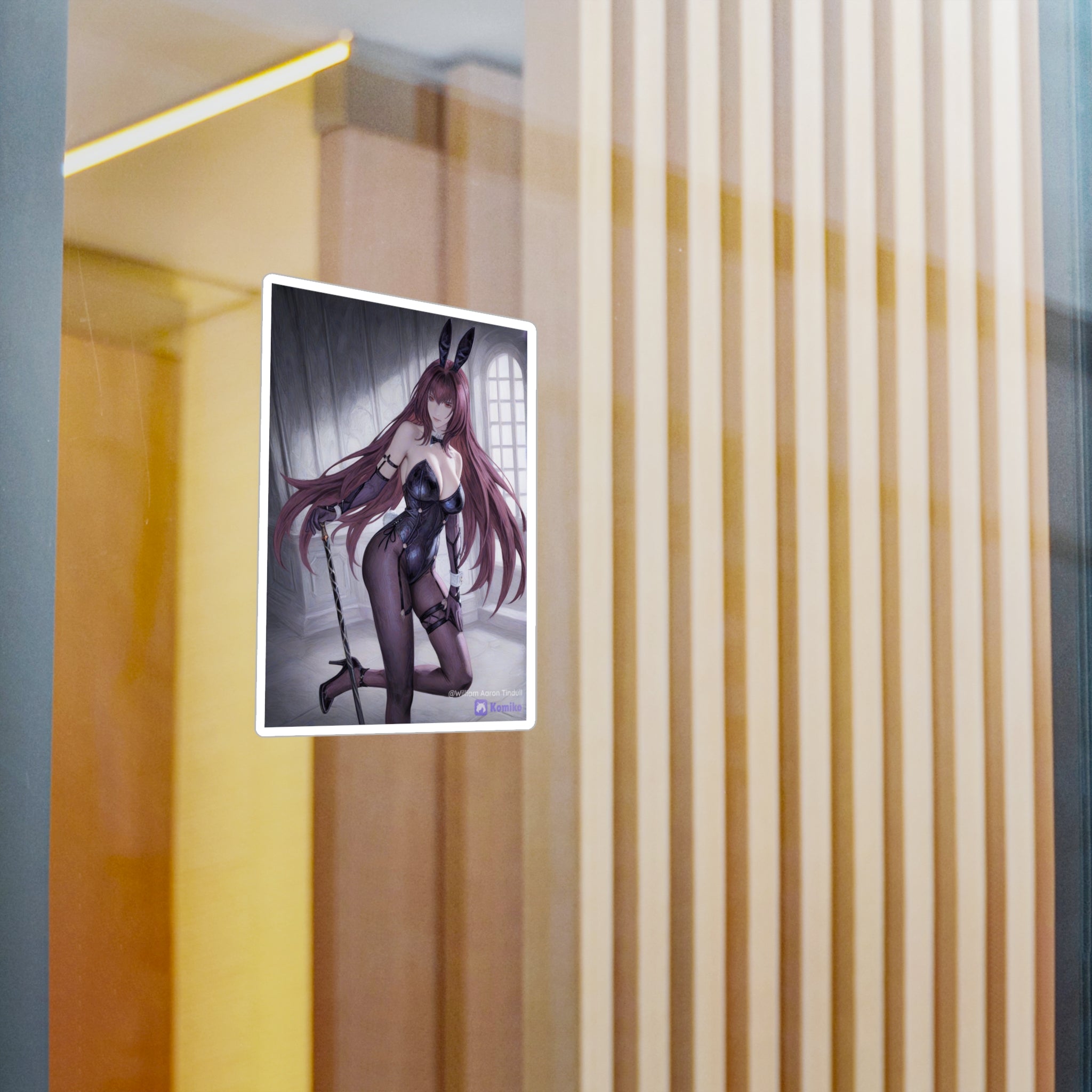 Bunny Girl Anime Vinyl Sticker — Kiss-Cut Decorative Decal