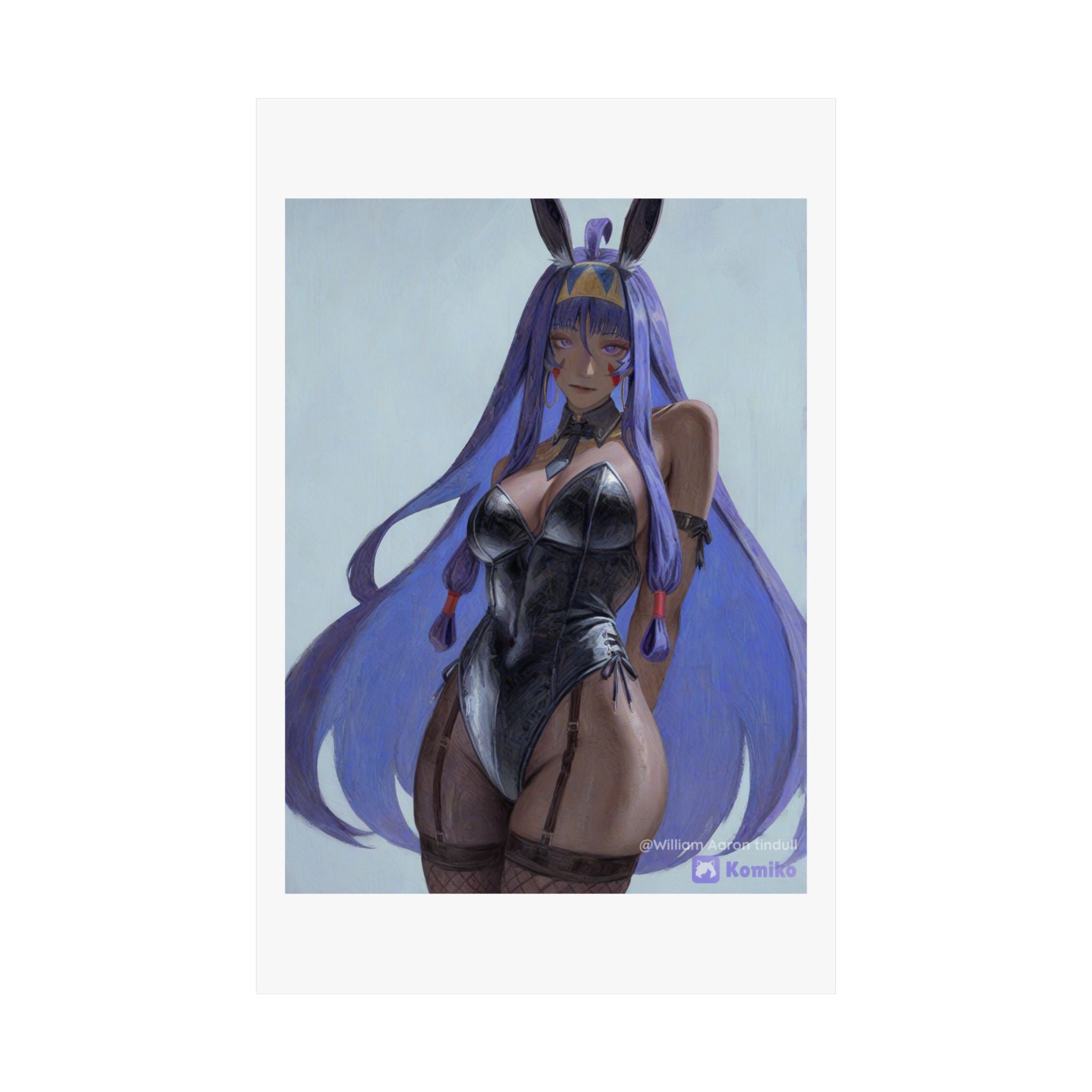 Bunny Girl Anime Matte Poster — Vertical Art Print