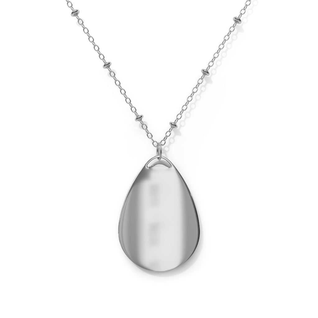 Oval Photo Pendant Necklace — Anime Character Teardrop Locket