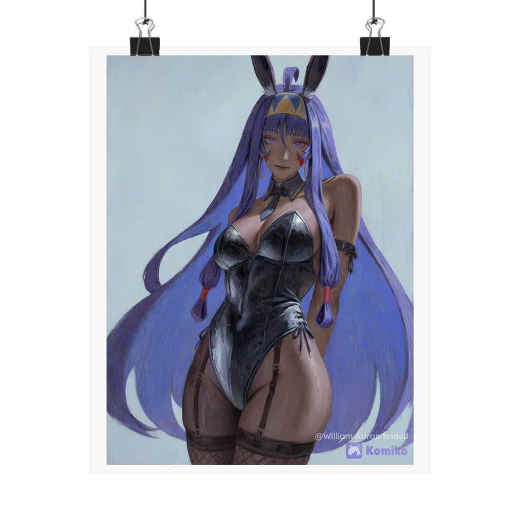 Bunny Girl Anime Matte Poster — Vertical Art Print