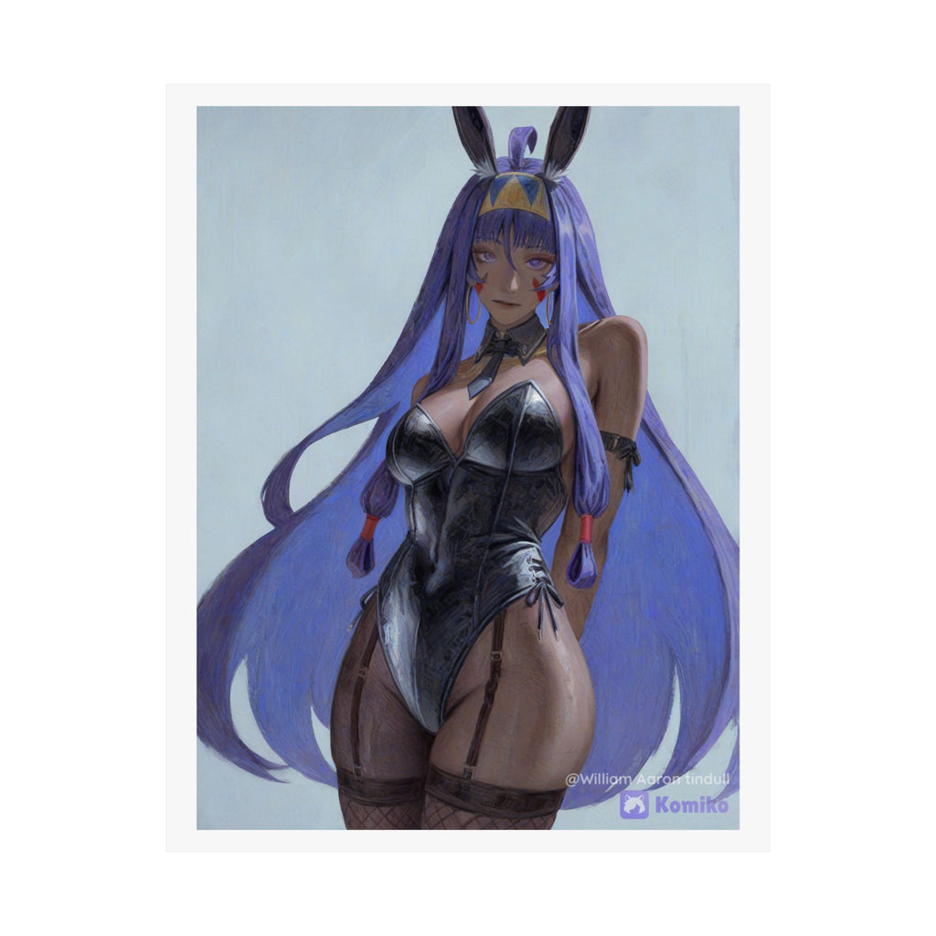 Bunny Girl Anime Matte Poster — Vertical Art Print