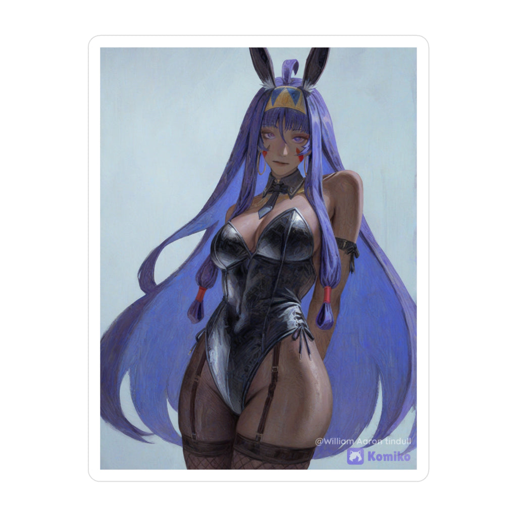 Bunny Girl Anime Vinyl Sticker — Kiss-Cut Decal