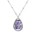 Oval Photo Pendant Necklace — Anime Character Teardrop Locket