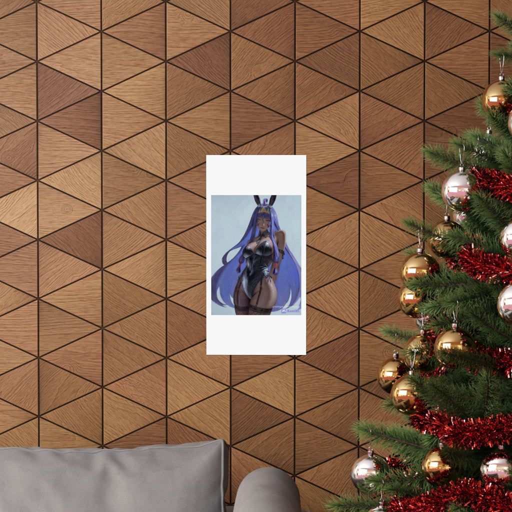 Bunny Girl Anime Matte Poster — Vertical Art Print