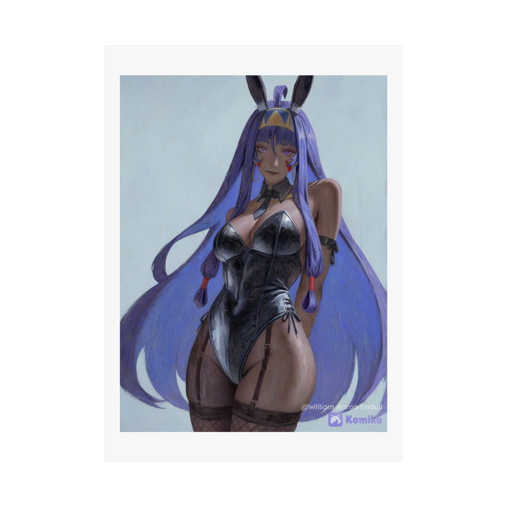 Bunny Girl Anime Matte Poster — Vertical Art Print