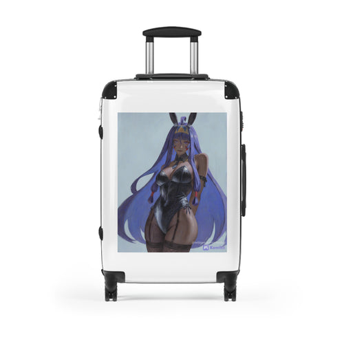 Anime Bunny Girl Carry-On Suitcase — Purple Vibes Travel Luggage