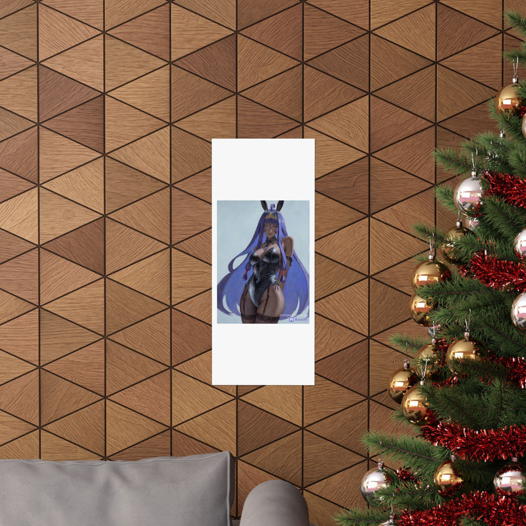 Bunny Girl Anime Matte Poster — Vertical Art Print