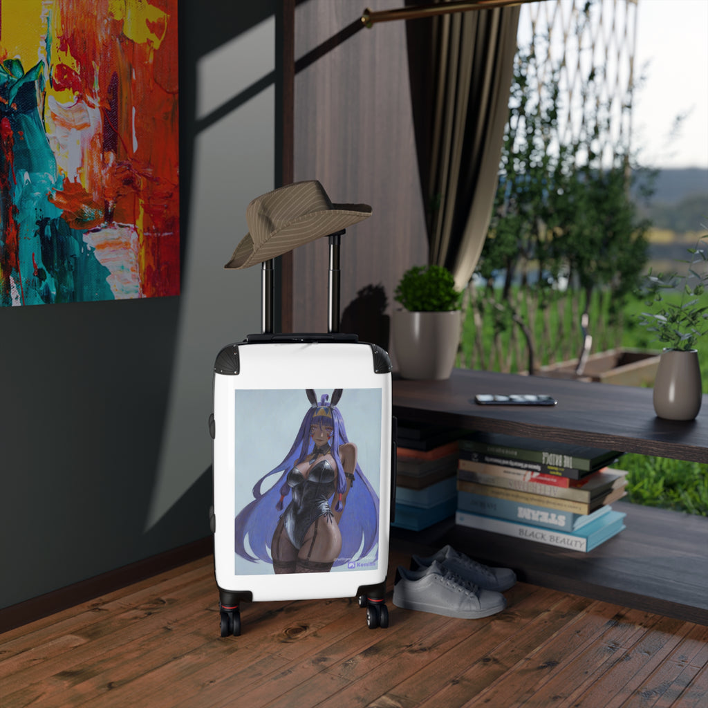 Anime Bunny Girl Carry-On Suitcase — Purple Vibes Travel Luggage