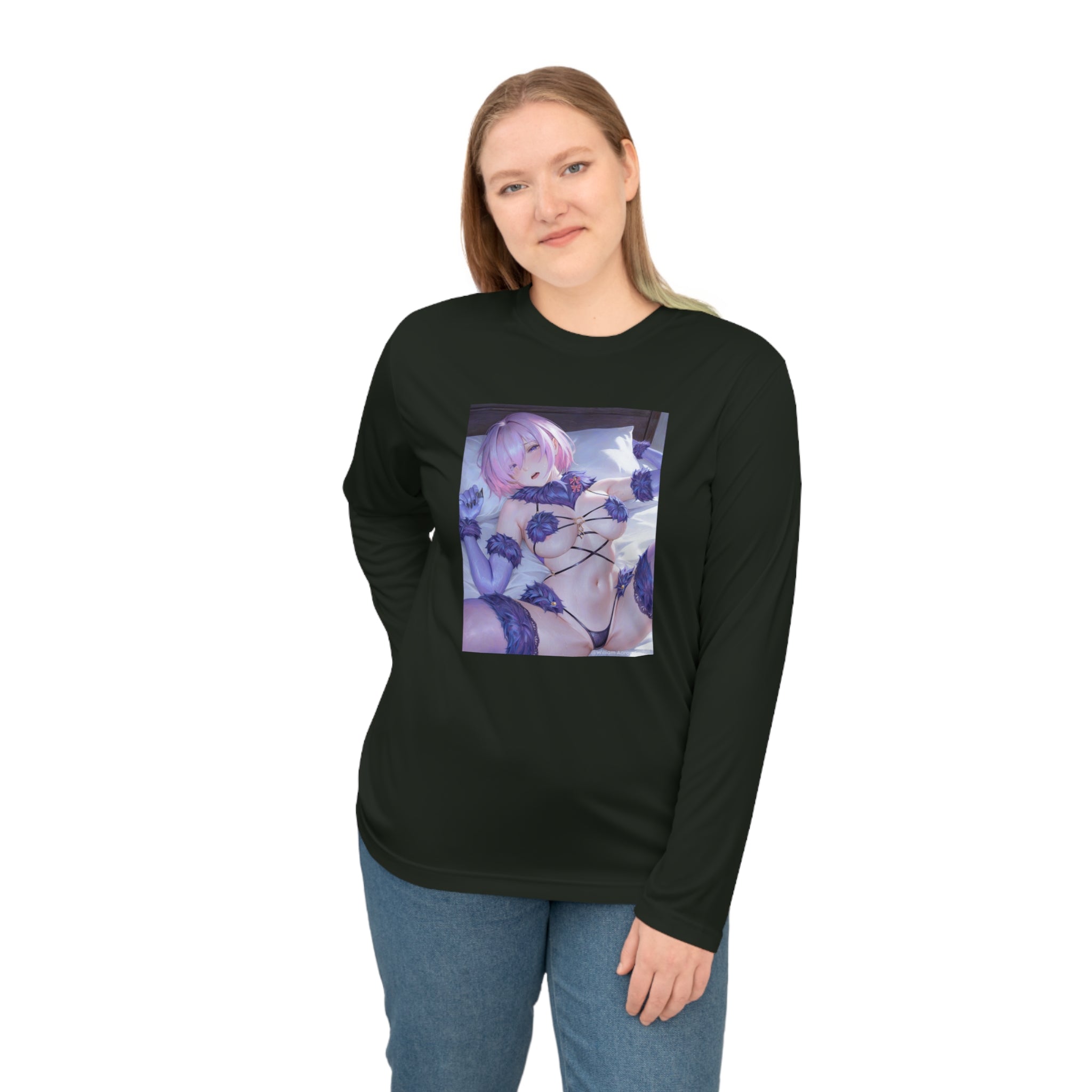 Long Sleeve Shirt — Anime Pinup Lingerie Art Performance Top