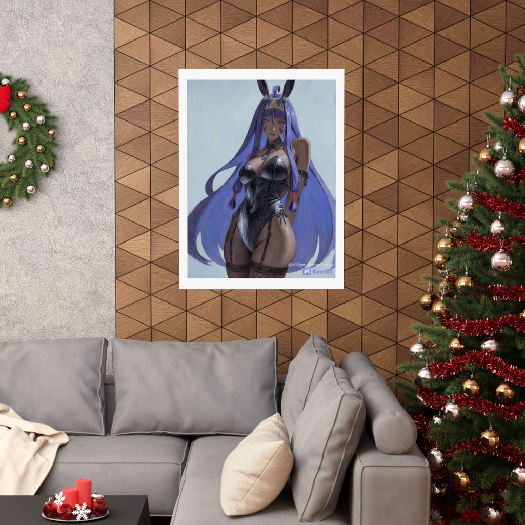 Bunny Girl Anime Matte Poster — Vertical Art Print