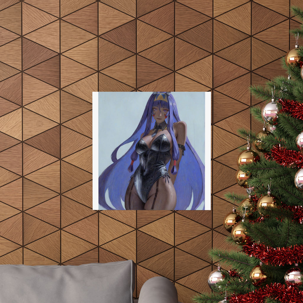 Bunny Girl Anime Matte Poster — Vertical Art Print