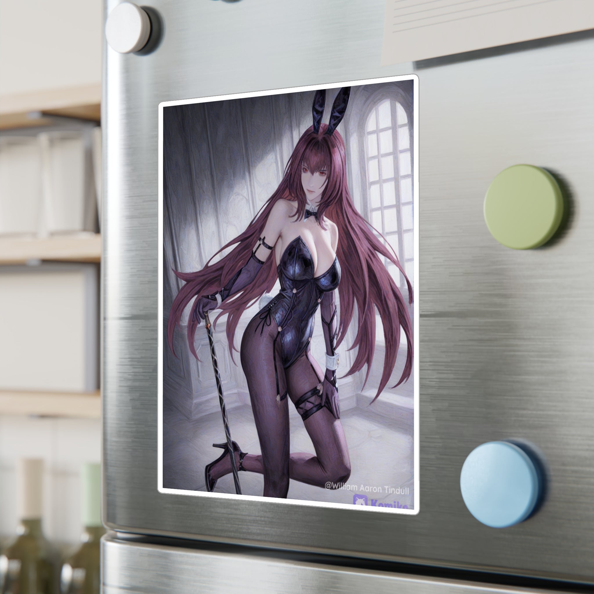 Bunny Girl Anime Vinyl Sticker — Kiss-Cut Decorative Decal