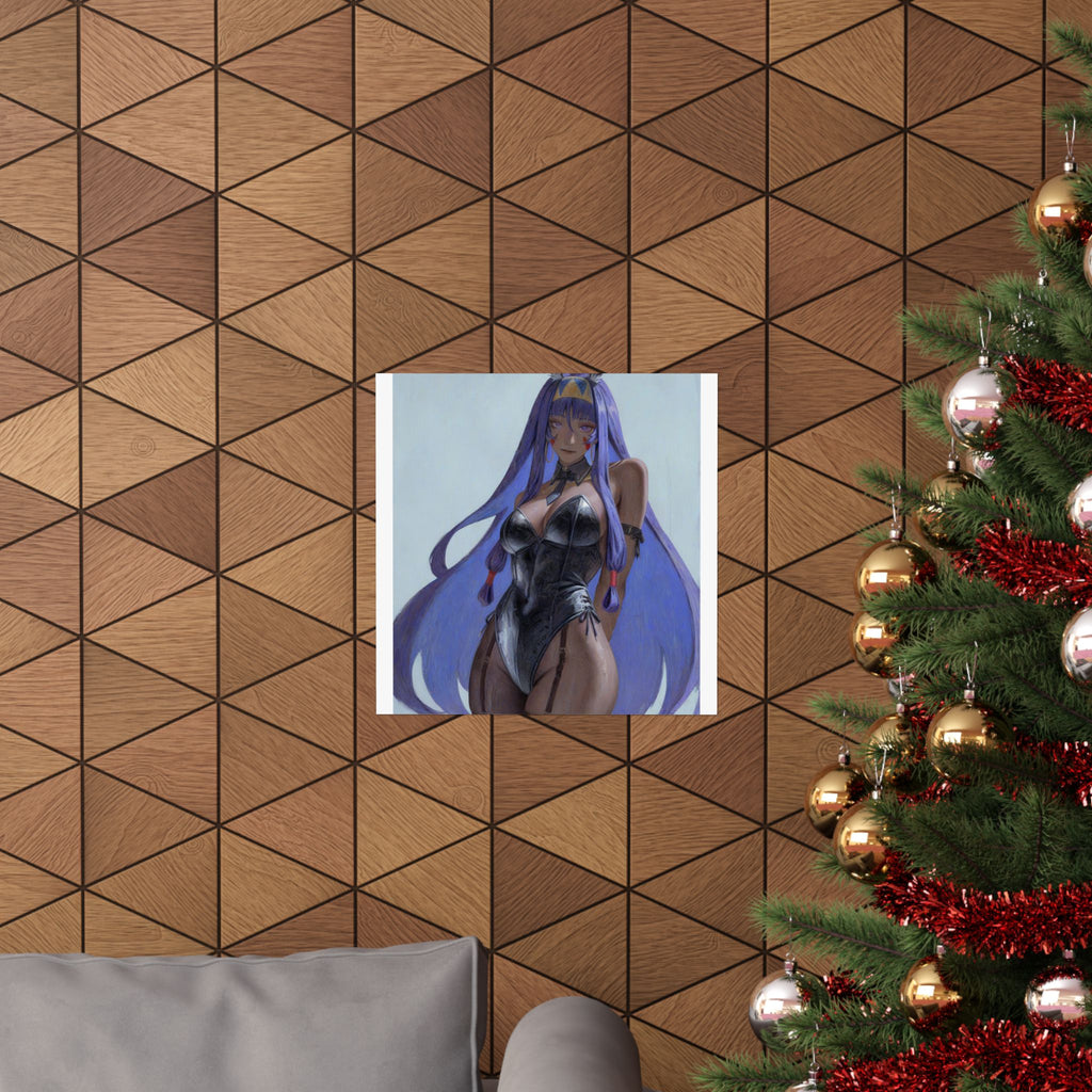 Bunny Girl Anime Matte Poster — Vertical Art Print