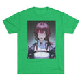 Anime Gothic Maid Portrait Tee — Red-Haired Mystique Crew Shirt