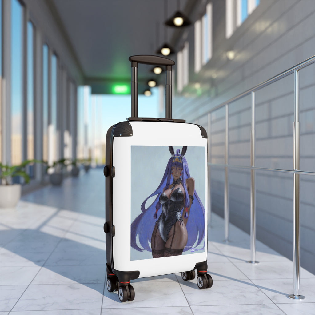 Anime Bunny Girl Carry-On Suitcase — Purple Vibes Travel Luggage