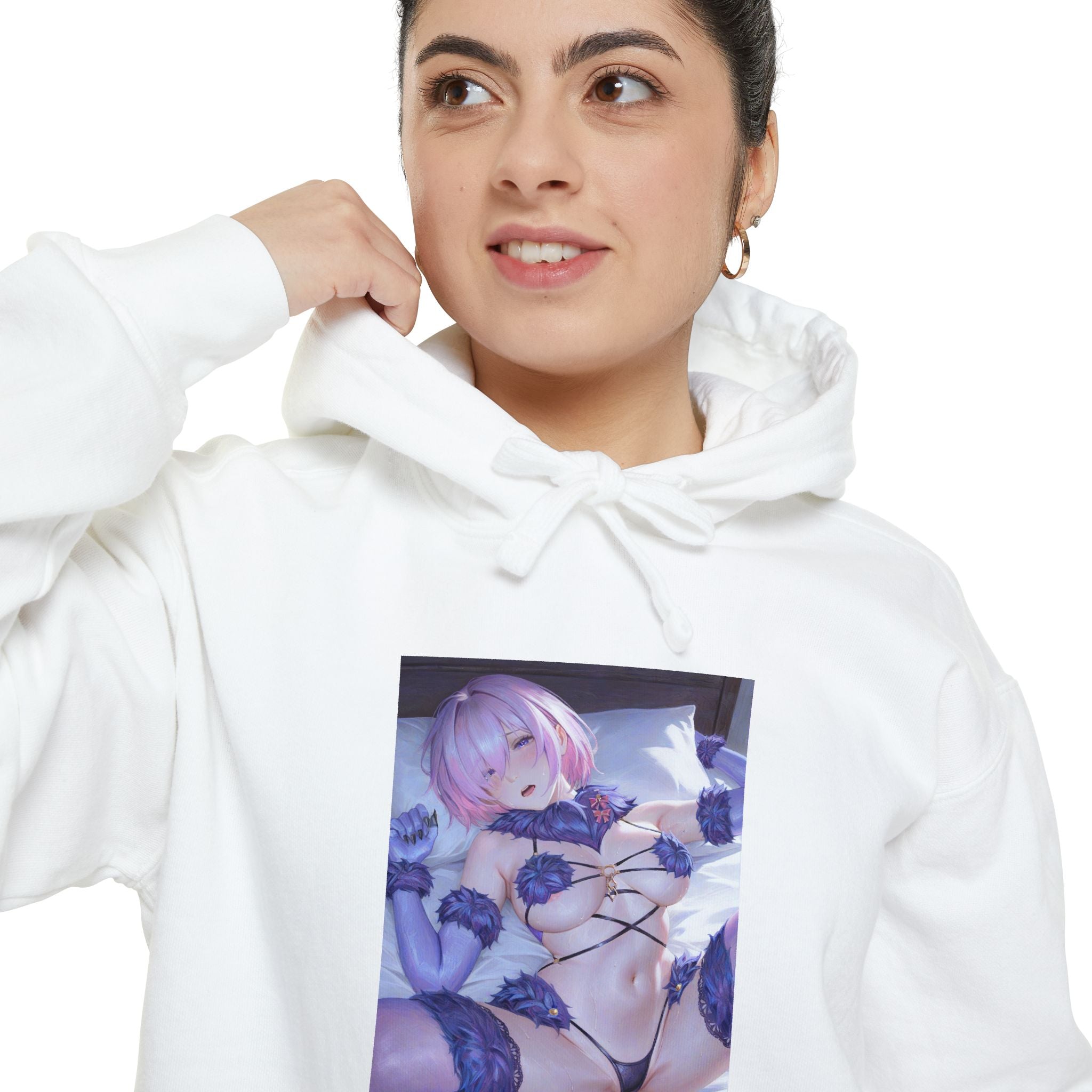 Anime Girl Hoodie — Sexy Pastel Aesthetic Pullover