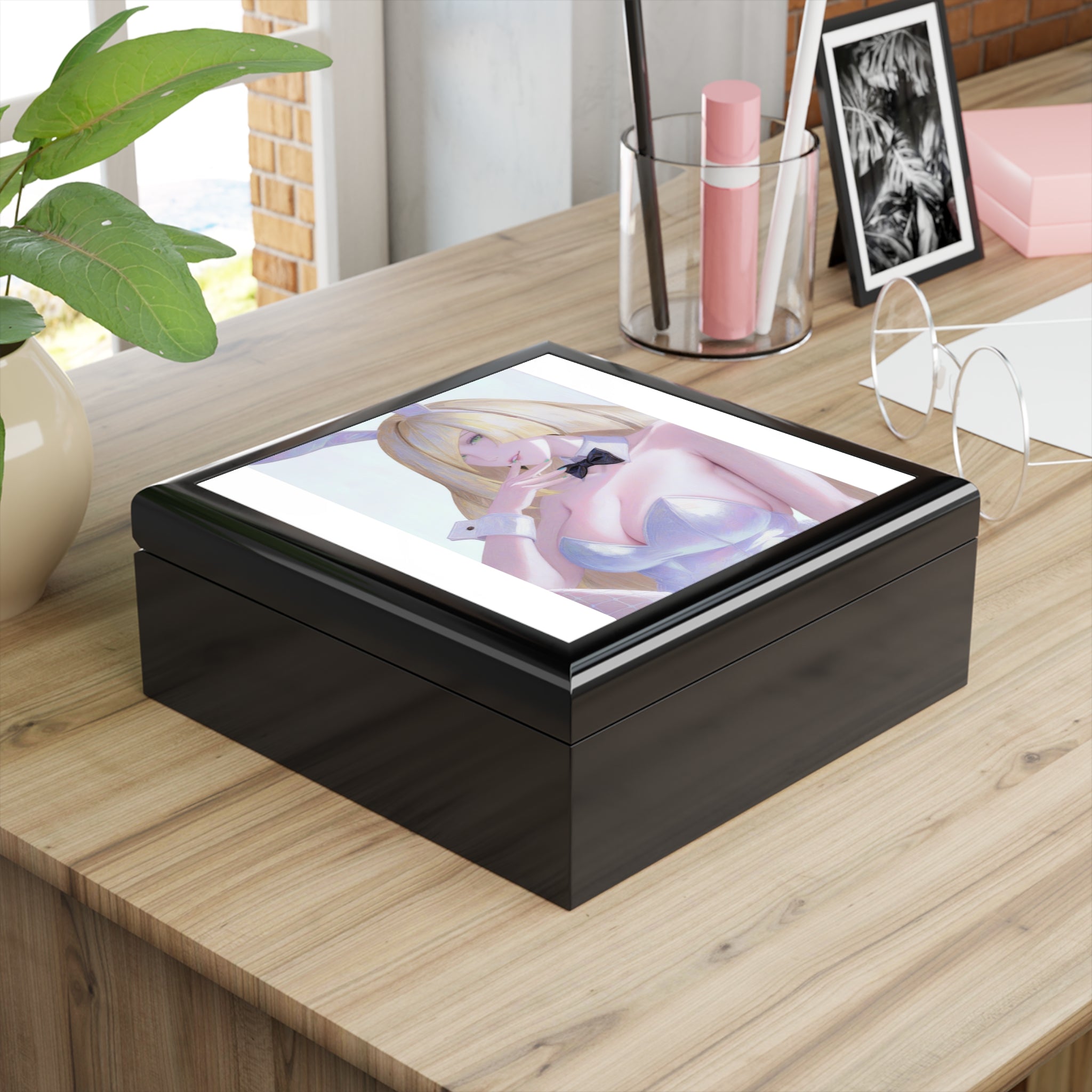 Bunny Girl Jewelry Box — Anime-Inspired Trinket Keepsake Box