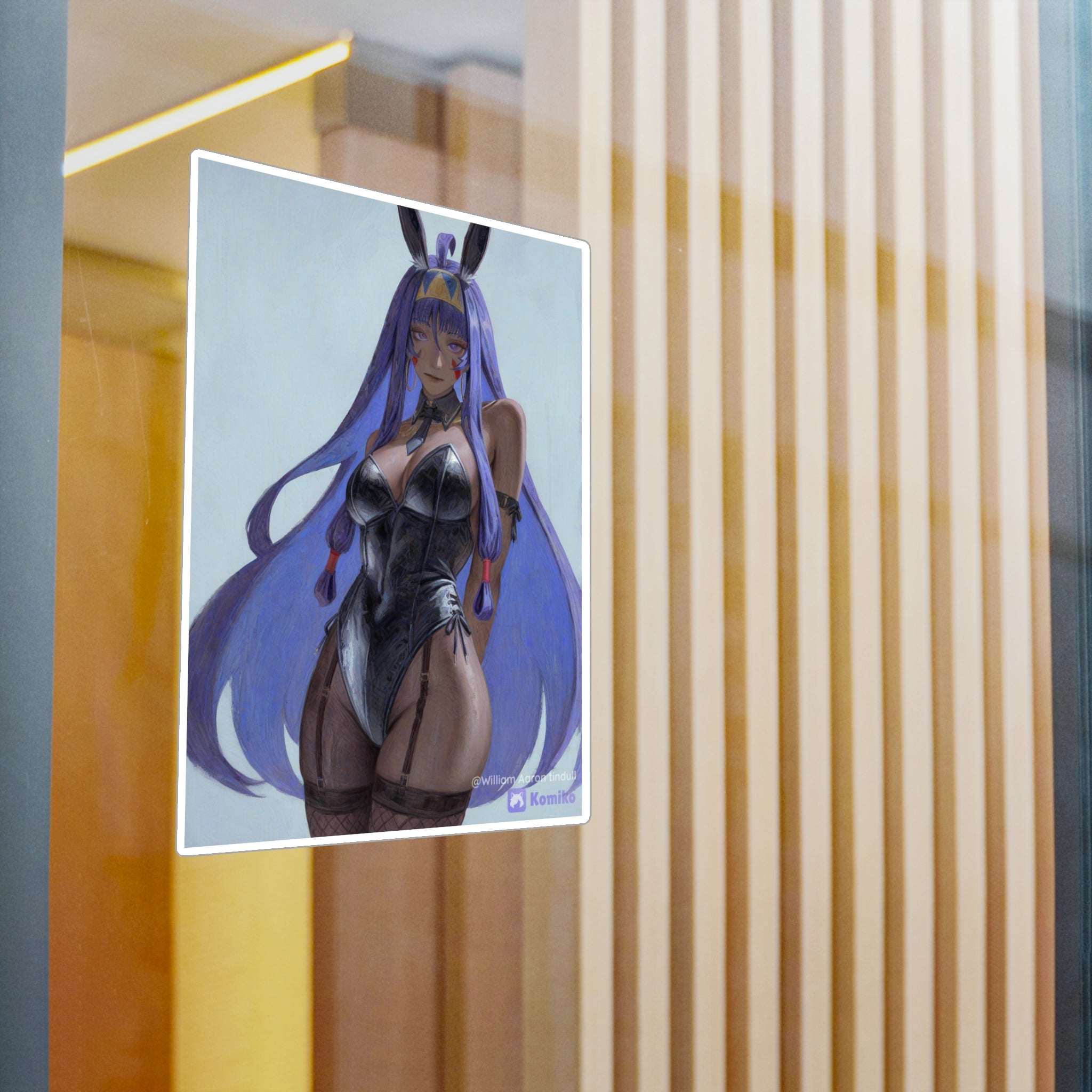 Bunny Girl Anime Vinyl Sticker — Kiss-Cut Decal