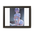 Sexy Anime Nurse Matte Canvas Print (Framed)