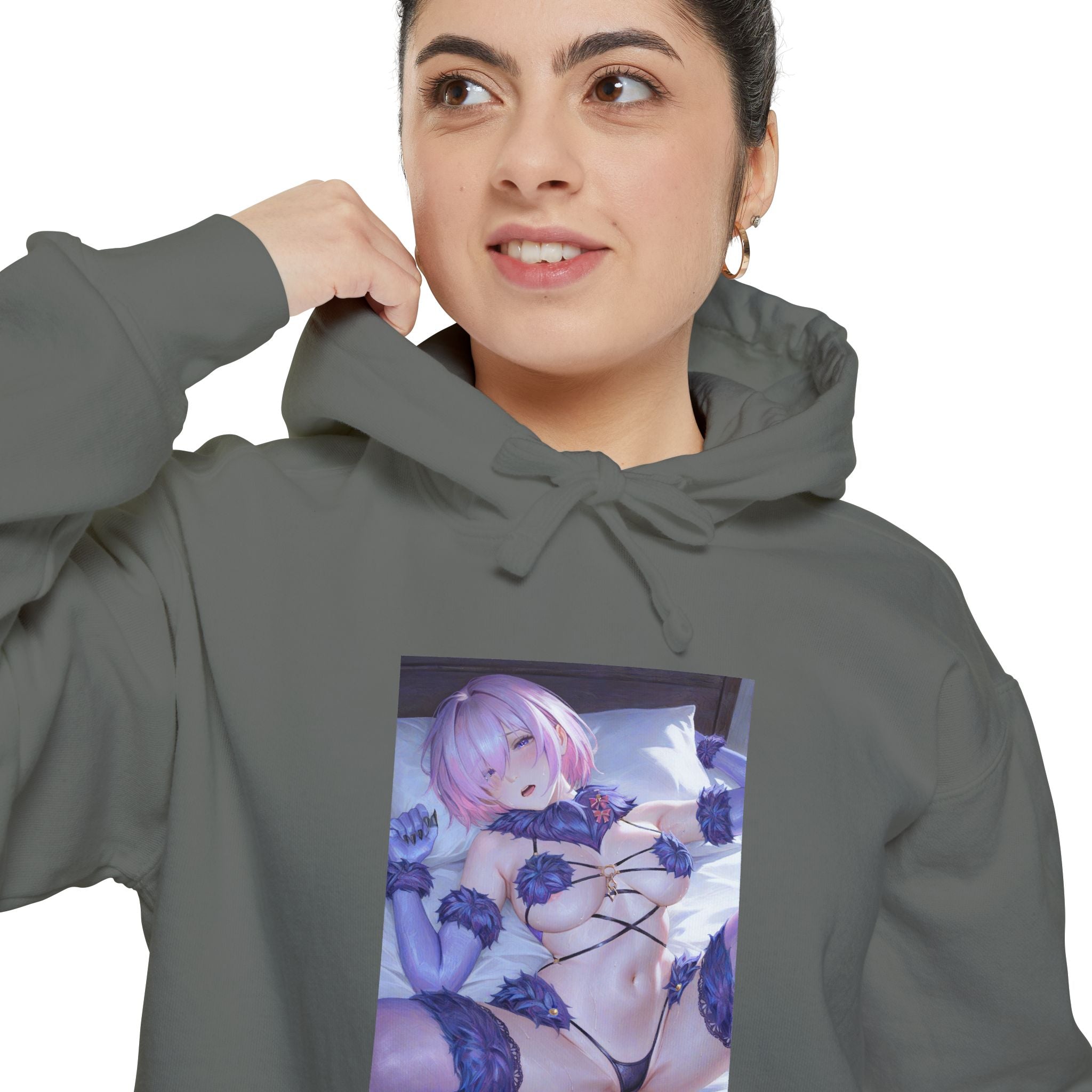 Anime Girl Hoodie — Sexy Pastel Aesthetic Pullover