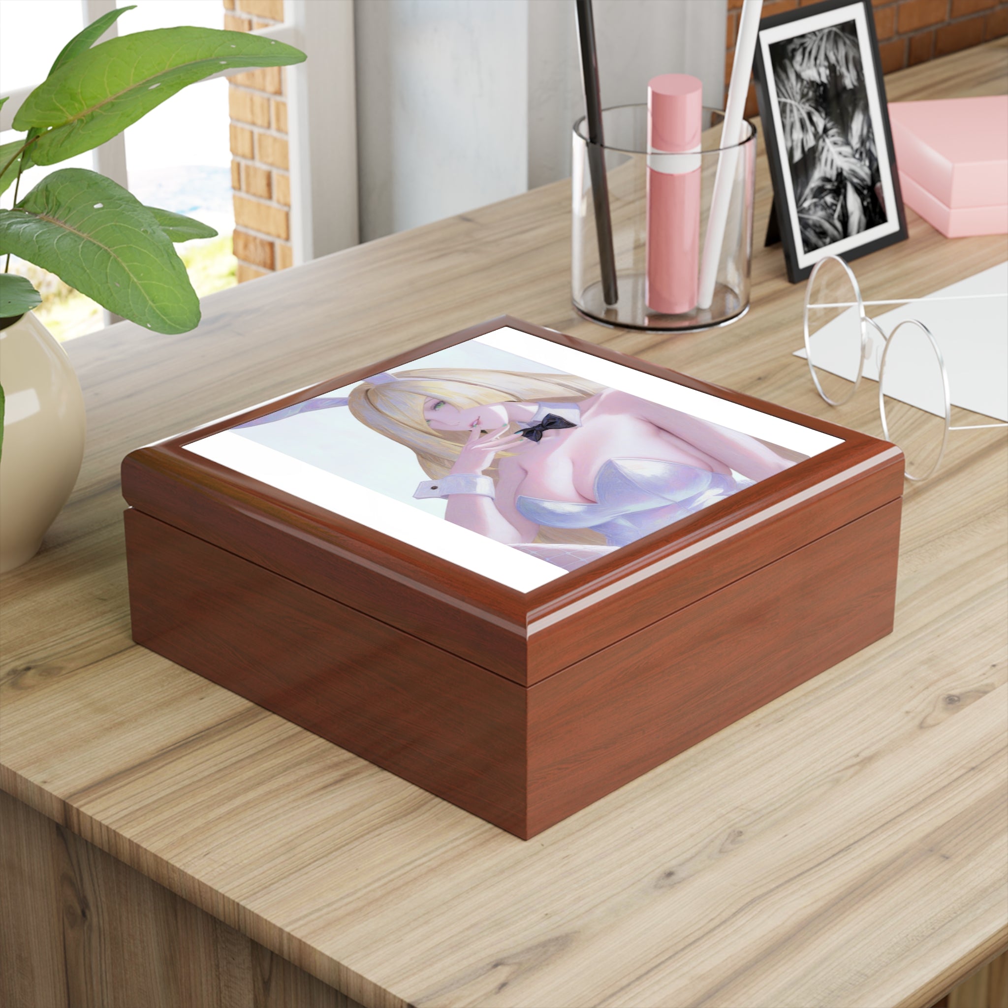 Bunny Girl Jewelry Box — Anime-Inspired Trinket Keepsake Box