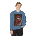 Anime Red-Headed Girl Sweatshirt — Gothic Schoolgirl Art Pullover