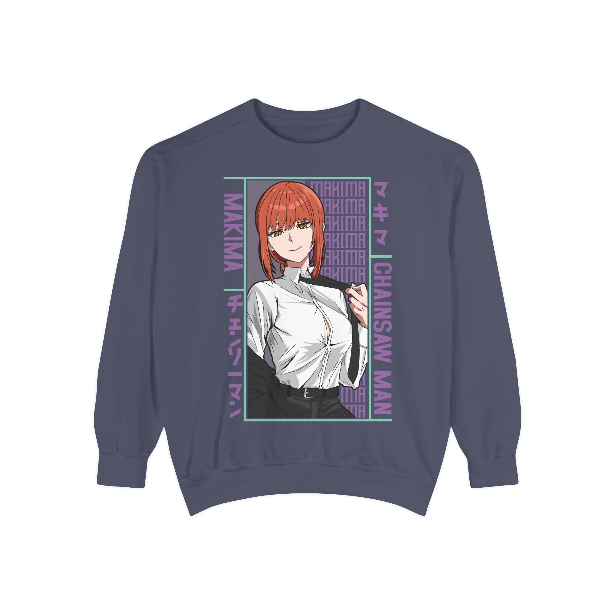 Chainsaw Man Makima Anime Sweatshirt — Manga Panel Graphic Crewneck