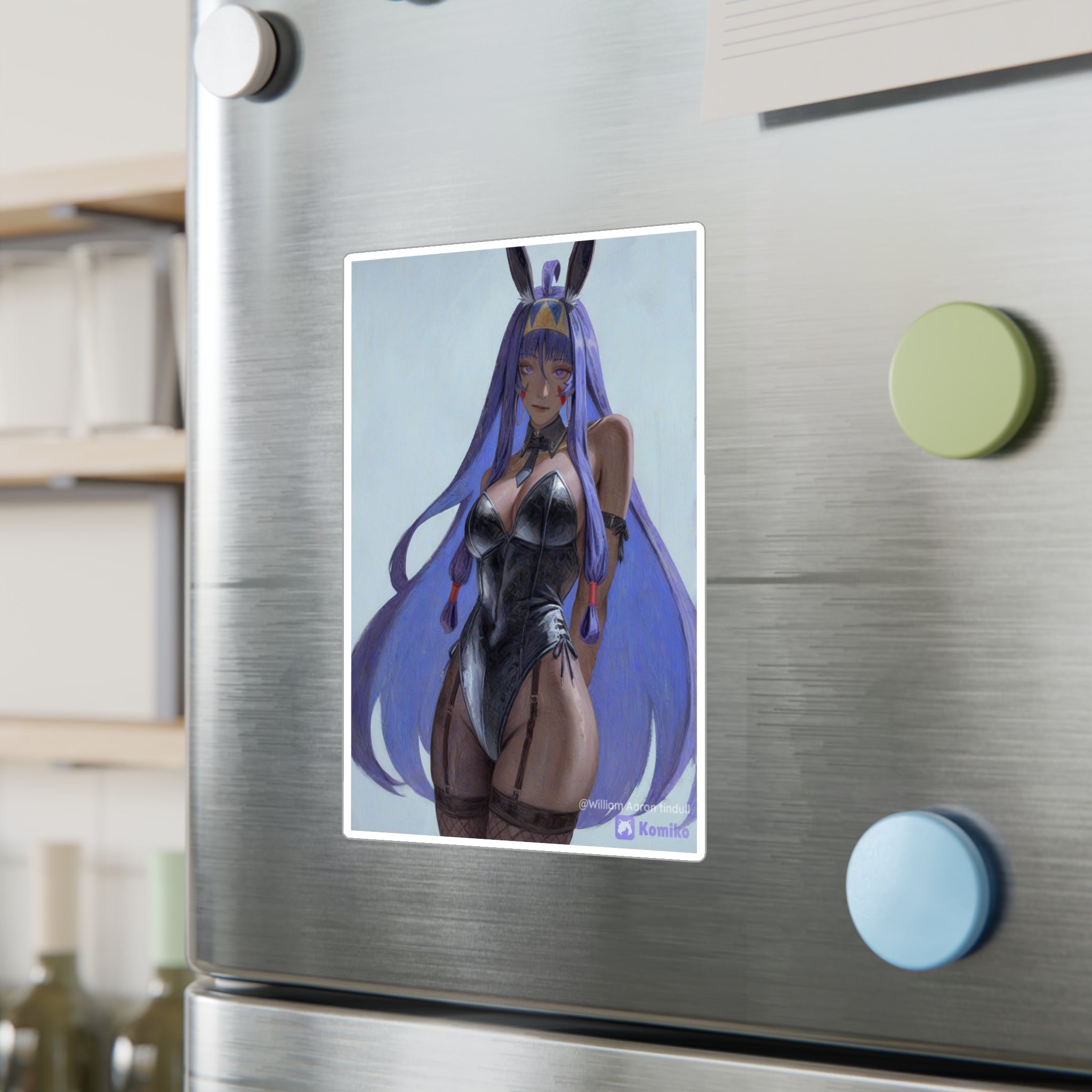 Bunny Girl Anime Vinyl Sticker — Kiss-Cut Decal