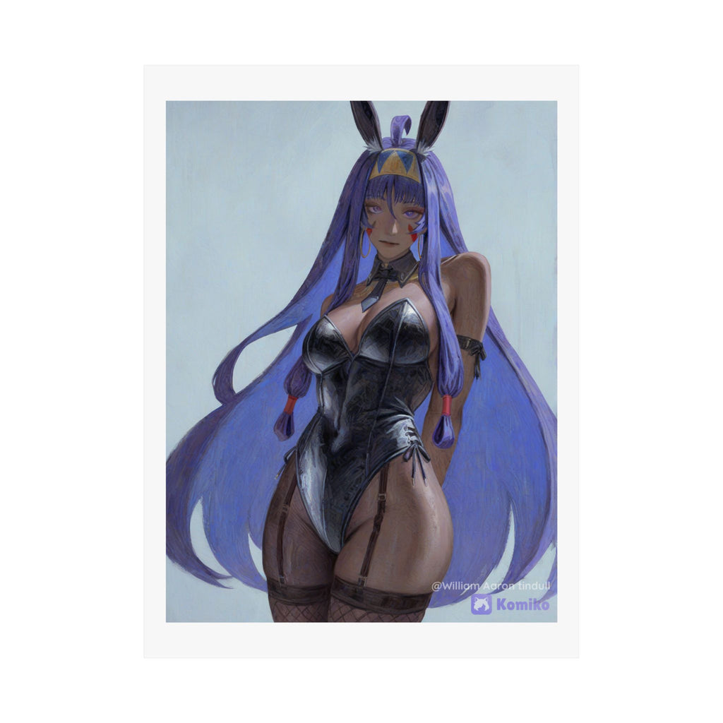 Bunny Girl Anime Matte Poster — Vertical Art Print