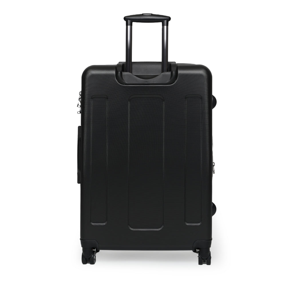Anime Red-Haired Girl Carry-On Suitcase – School Uniform Portrait Travel Luggage