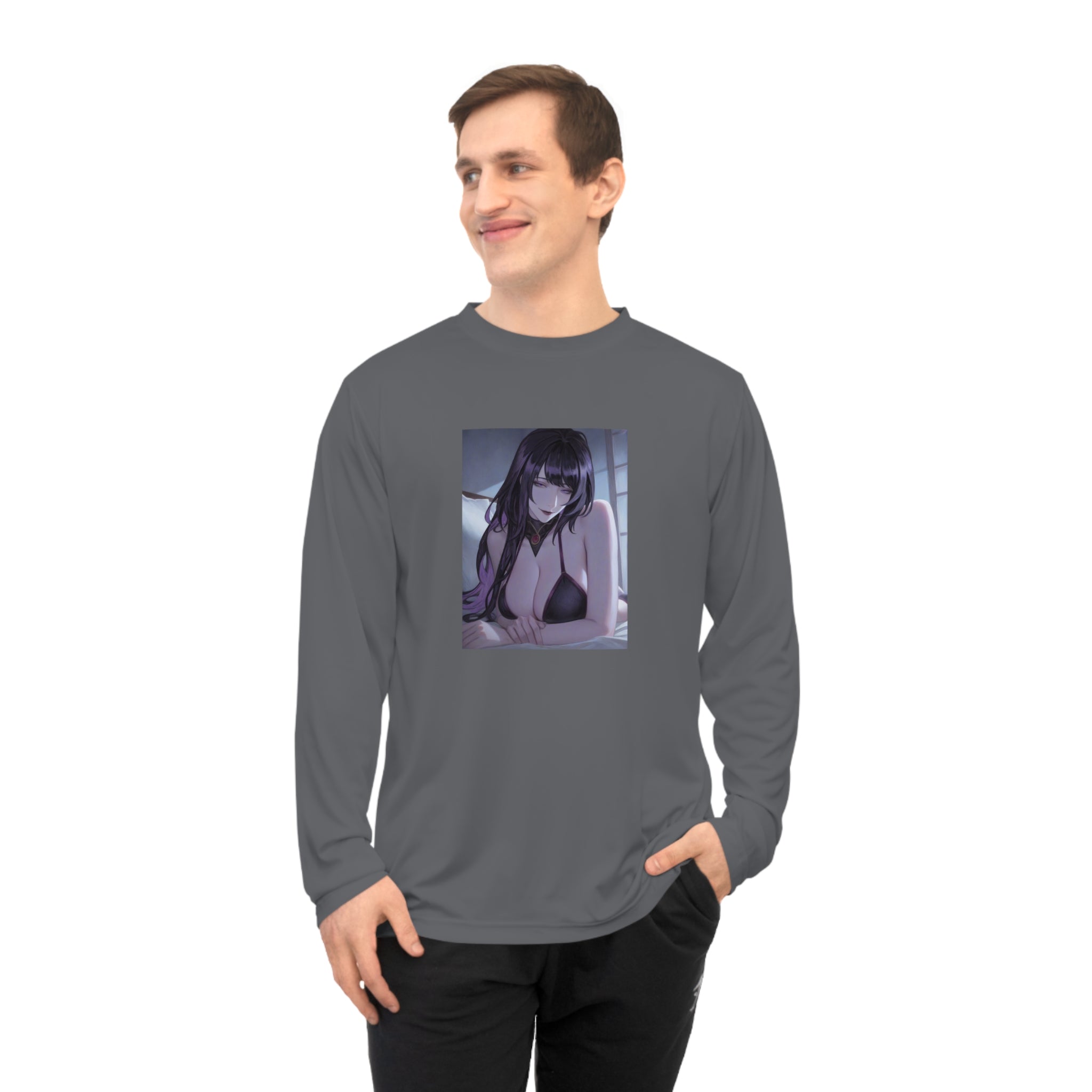 Anime Girl Long Sleeve Shirt — Moody Anime Art Tee