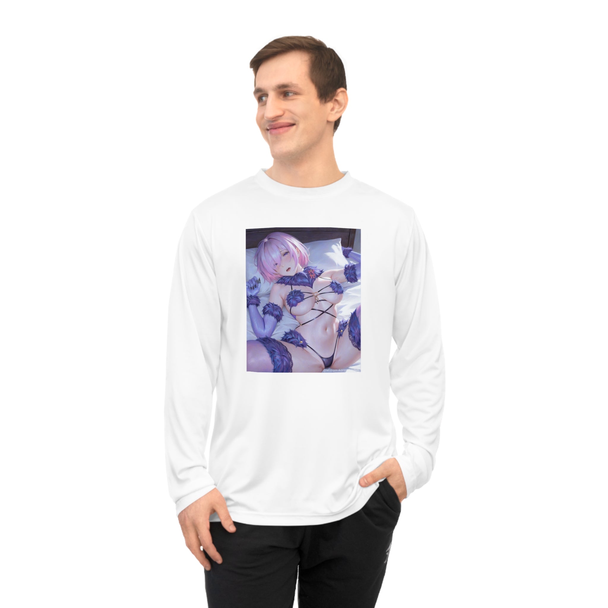 Long Sleeve Shirt — Anime Pinup Lingerie Art Performance Top