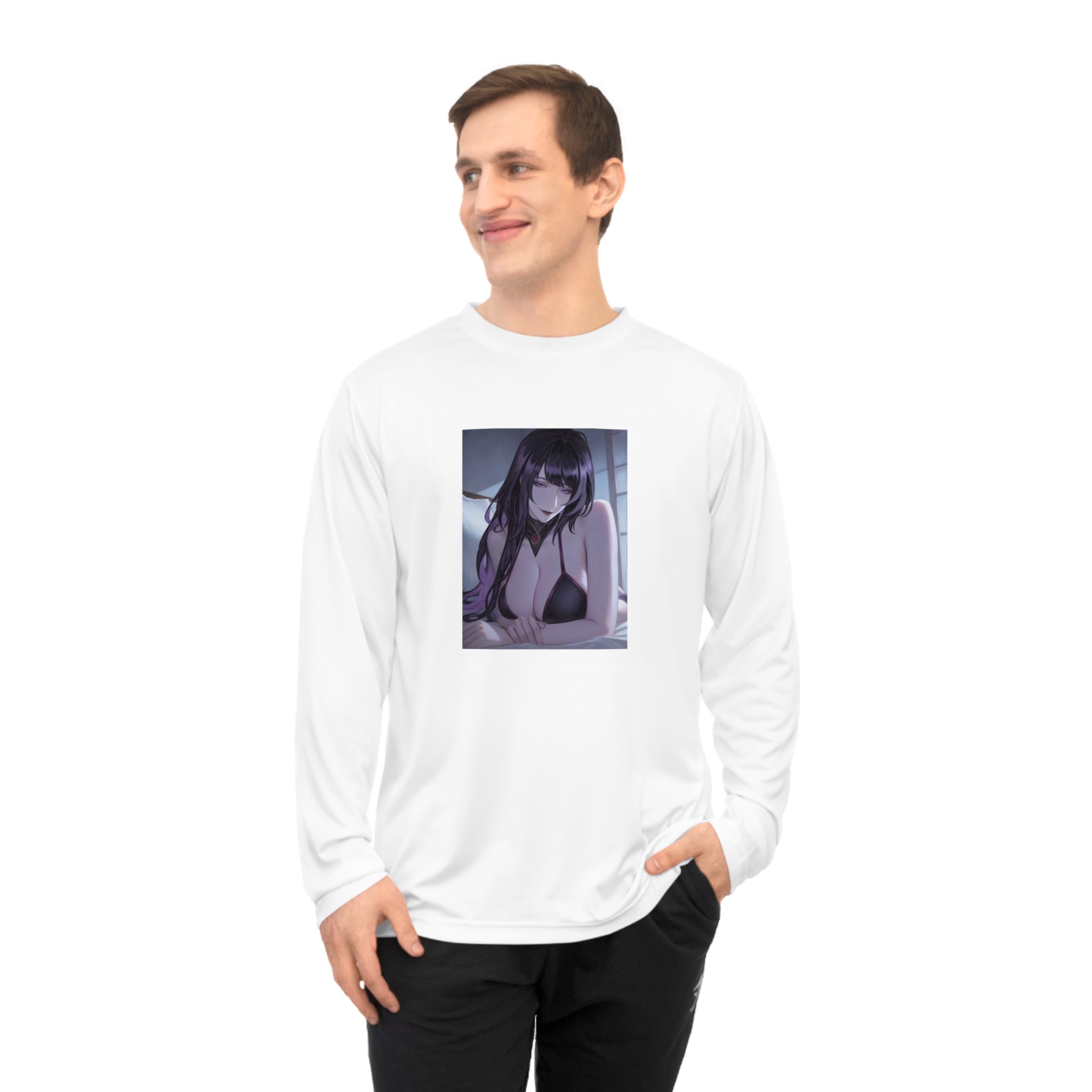 Anime Girl Long Sleeve Shirt — Moody Anime Art Tee