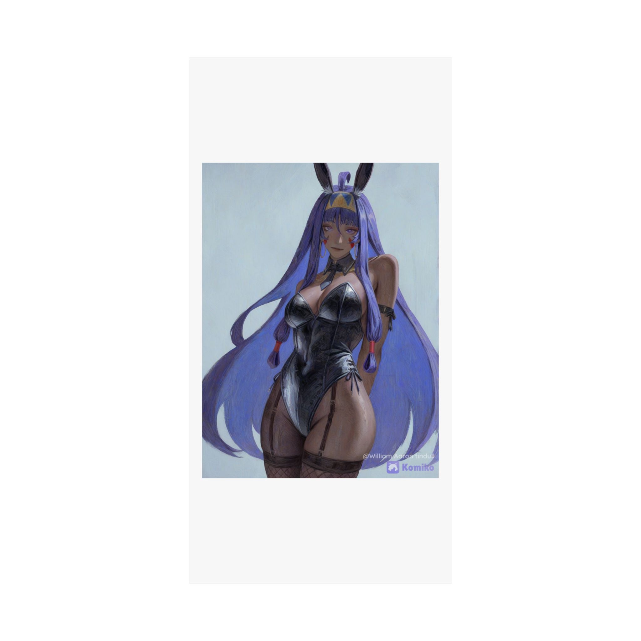 Bunny Girl Anime Matte Poster — Vertical Art Print