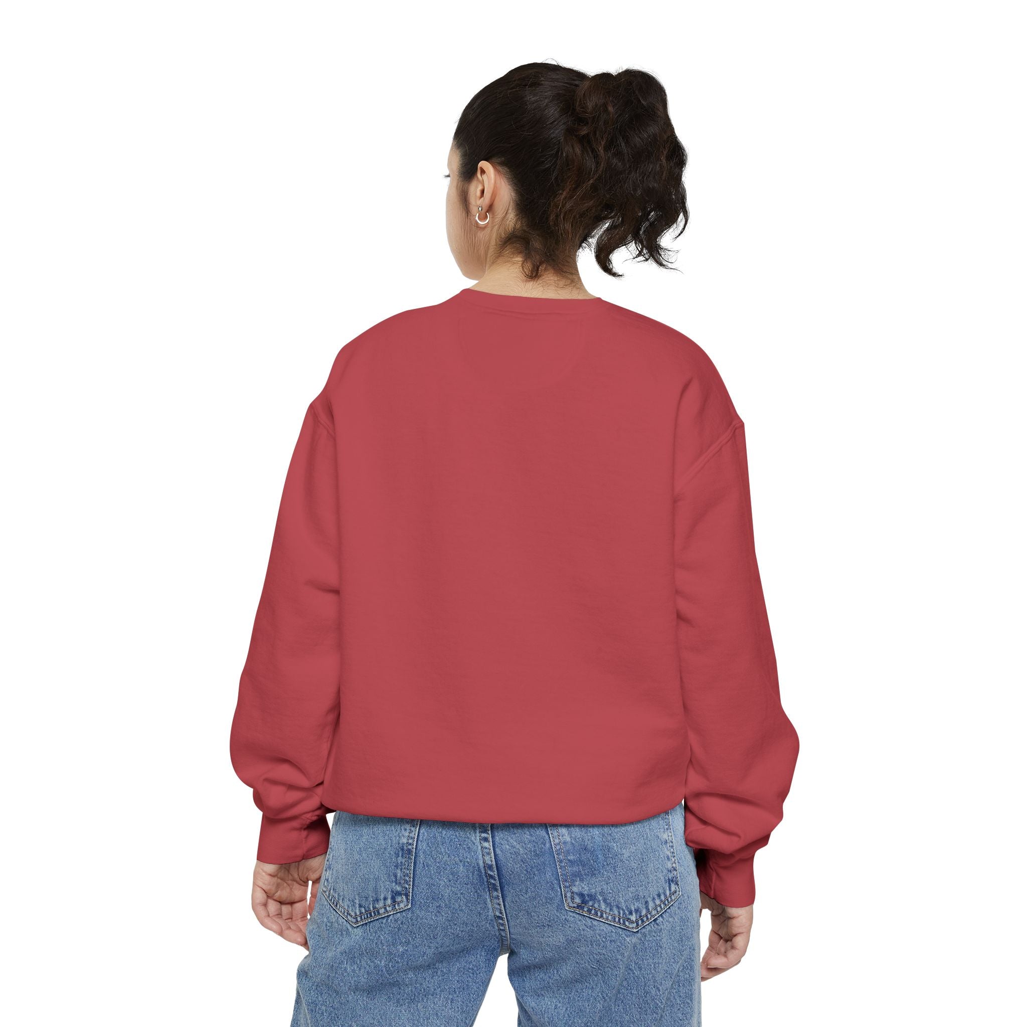 Anime Red-Headed Girl Sweatshirt — Gothic Schoolgirl Art Pullover