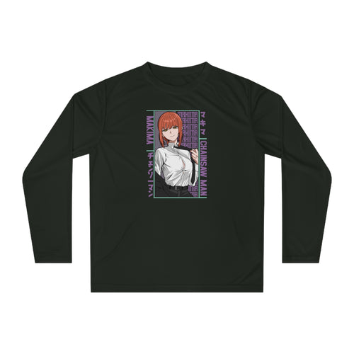 Anime Detective Long Sleeve Shirt — Chainsaw Man Makima Graphic