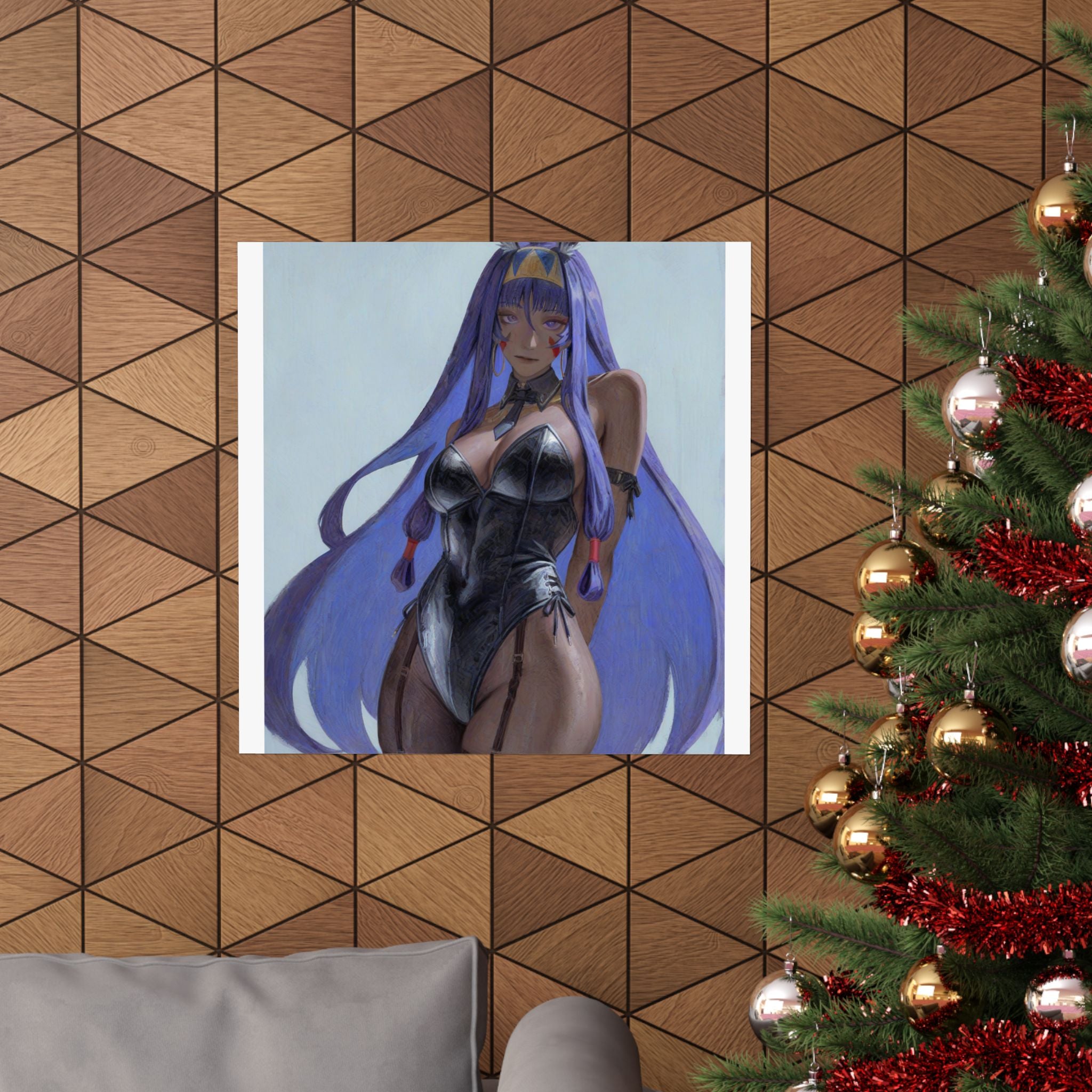 Bunny Girl Anime Matte Poster — Vertical Art Print