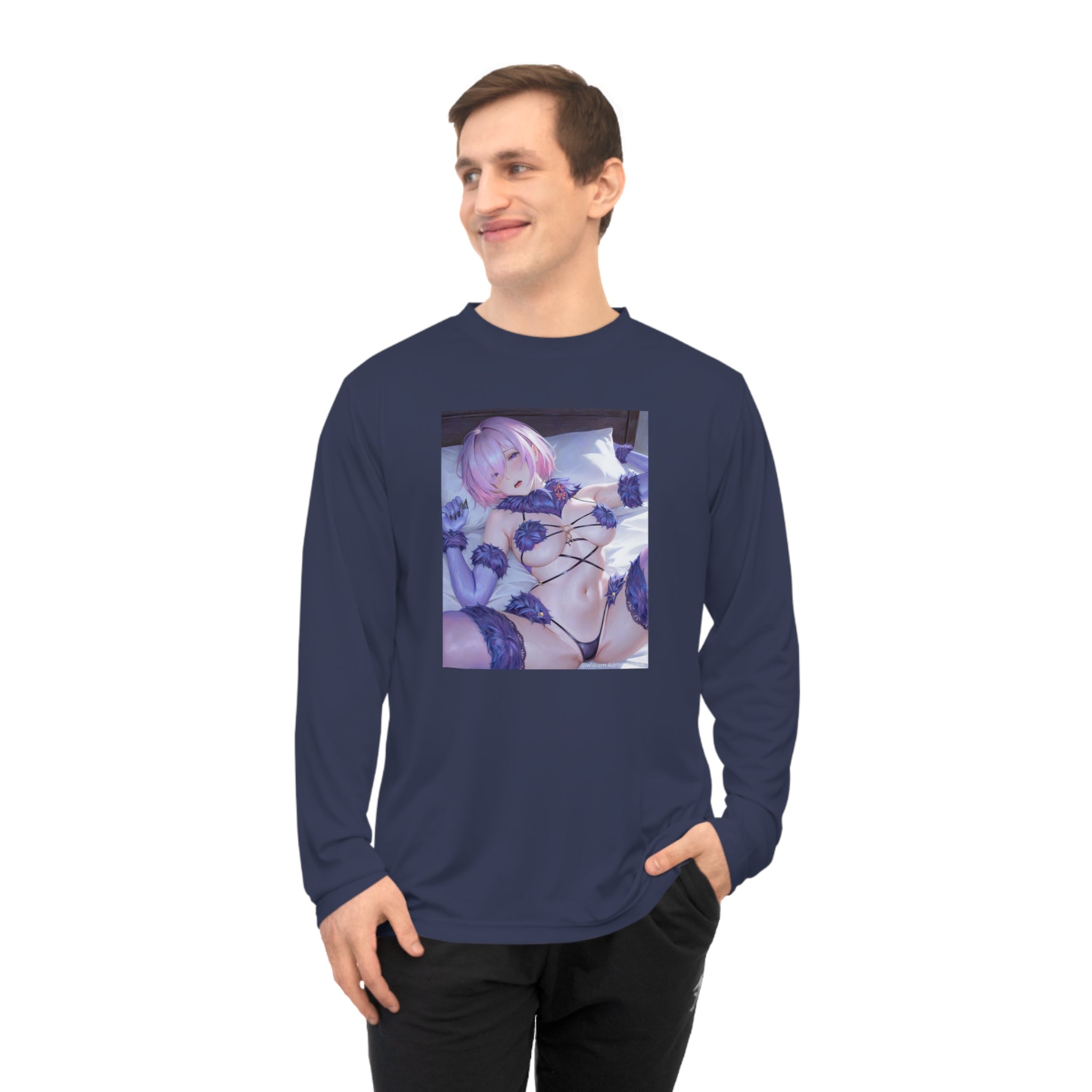 Long Sleeve Shirt — Anime Pinup Lingerie Art Performance Top